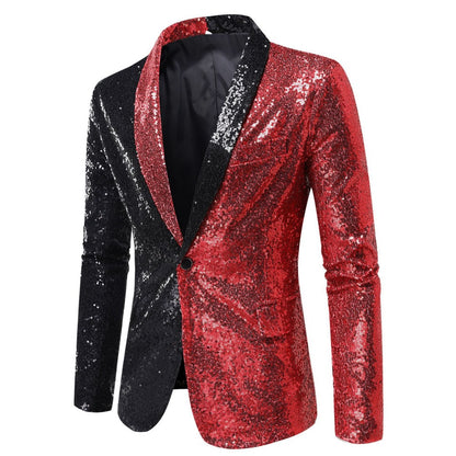 Performance Sequined ColorBlock Suit  NightclubHostPhotography Studio EuroSize