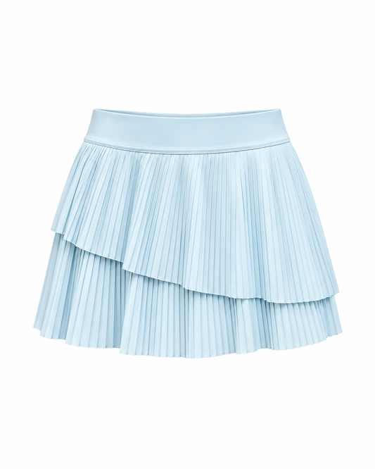 Women's Padel Double Layer Skirts Blue
