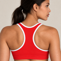 Women's Padel Flutter Top Red