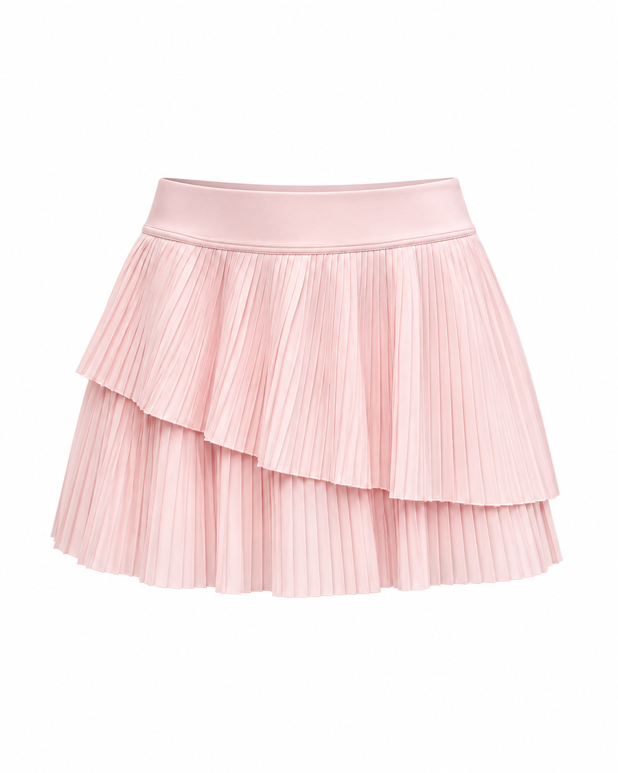 Women's Padel Double Layer Skirts Pink