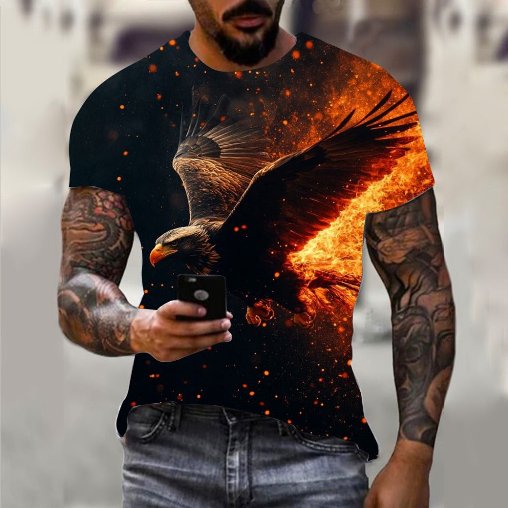 2023 Summer Men's Minimalist Breathable Casual Short-Sleeve Tee
